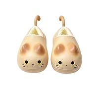 Generisch Chaussons mignons doublés avec talon fermé, chauds | Chaussures à enfiler