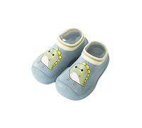 Generisch Chaussons pour bébé avec doublure intérieure chaude, chaussons d'hiver doublés, chaussettes douces pour bébés premiers pas, semelle antidérapante, a, 24 EU