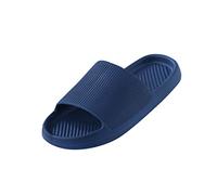 Generisch Chaussons pour homme et sandales plates antidérapantes et pantoufles Dragon pour homme, bleu foncé, 44 EU