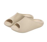 Generisch Chaussons souples pour femme - Avec semelle compensée - Unisexe - Bout ouvert - Couleur unie - Pour couple d'amoureux - Minimalistes - Chaussures de bain - Chaussures de douche sportives