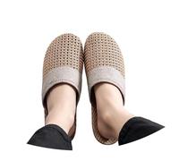 Generisch Chaussons tricotés respirants et légers avec semelle antidérapante pour homme - Chaussures confortables à enfiler pour un usage quotidien et des moments de silence
