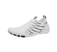 Generisch Chaussures à cinq doigts pour activités aquatiques en plein air, unisexe, plage, séchage rapide, chaussures de sport, natation, pieds nus, Blanc., 39 EU