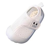 Generisch Chaussures à enfiler en maille pour bébé pour le printemps et l'été, Blanc., 21 EU
