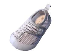 Generisch Chaussures à enfiler en maille pour bébé pour le printemps et l'été, gris, 21 EU