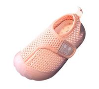Generisch Chaussures à enfiler en maille pour bébé pour le printemps et l'été, Rose, 21 EU