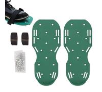 Generisch Chaussures aératrices de pelouse, 2 chaussures d'aération, aérateurs de pelouse, rivets pré-montés, outils robustes pour aérer la pelouse, aérateurs de jardin pour pelouse de terrasse