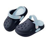 Generisch Chaussures antidérapantes pour bébé Chaussures pour enfants Été Nouveau EVA Vêtements d'extérieur Dessin animé Mignon Bébé orteils Pantoufles pour garçons et filles 29, Marine, 19 EU Large