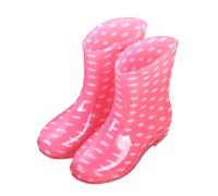 Generisch Chaussures aquatiques pour femme - Basses - Moyennes - Courtes - Tendance - Antidérapantes - Imperméables - Confortables - Pour adultes - Élégantes et confortables - En caoutchouc, rouge, 36