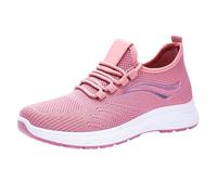 Generisch Chaussures basses confortables pour femme - Chaussures orthopédiques - Baskets sportives et élégantes - Chaussures de loisirs à enfiler avec lacets - Chaussures en tissu respirant