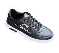 Generisch Chaussures chaudes et respirantes en maille Chaussures de sport pour hommes décontractées pour hommes Baskets en tissu antidérapant Chaussures de sport pour hommes Baskets Nouveau, Noir , 40