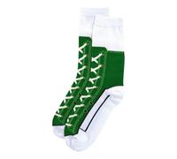 Generisch Chaussures & Chaussettes Personnalité Amusante Chaussettes Mid Tube en Toile pour Hommes et Femmes Couleurs Bonbon, vert, taille unique
