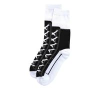 Generisch Chaussures & Chaussettes Personnalité Amusante Chaussettes Mid Tube en Toile pour Hommes et Femmes Couleurs Bonbon, Noir , taille unique