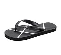 generisch Chaussures d'affaires pour hommes - Tongs de plage - Antidérapantes - Sandales plates à clip pour homme - 425, Blanc., 43 EU