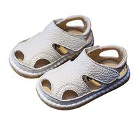 Generisch Chaussures d'apprentissage éléphants pour enfant - Semelle souple - Respirantes - Pour la plage et le bain, Blanc., 21 EU
