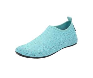 Generisch Chaussures de bain pour homme et femme - Chaussons confortables - Antidérapantes - Chaussures de surf - Unisexe - Pour la maison, le bureau et l'extérieur, bleu ciel, 39 EU