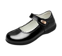 Generisch Chaussures de ballet noires pour fille - Légères et plates - Idéales pour l'école, Autres 2, 28 EU
