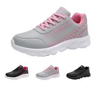 Generisch Chaussures de course pour femme - Chaussures de sport respirantes - Chaussures de fitness - Chaussures de course sur route - Chaussures de sport à lacets - Chaussures de marche - Chaussures