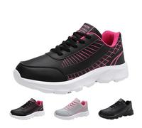 Generisch Chaussures de course pour femme - Chaussures de sport respirantes - Chaussures de fitness - Chaussures de course sur route - Chaussures de sport à lacets - Chaussures de marche - Chaussures