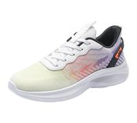 Generisch Chaussures de course pour homme, chaussures de sport, chaussures de course, tennis, marche, gym, baskets sportives avec mousse à mémoire de forme au design sportif, Orange, 48 EU
