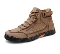 Generisch Chaussures de loisirs confortables à enfiler avec semelle épaisse, tige légère et respirante pour un usage quotidien comme baskets d'extérieur de style homme, kaki, 44 EU