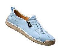 Generisch Chaussures de loisirs élégantes avec coutures faites à la main, semelle plate et confortable - Chaussures de tous les jours pour le travail et les loisirs, polyvalentes, combinables avec des