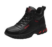 Generisch Chaussures de loisirs pour femme - Chaussures de sport imperméables - Chaussures de randonnée, rouge, 37 EU