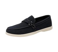 Generisch Chaussures de loisirs pour homme - Chaussures de loisirs confortables - Chaussures d'affaires - Couleur unie - Plateforme antidérapante - Respirantes et légères - Chaussures de marche en