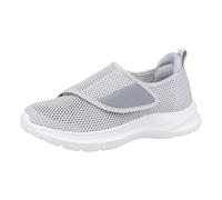 generisch Chaussures de marche extra larges pour homme - Chaussures d'été en maille légère à enfiler - Chaussures de sport respirantes - Chaussures de jogging décontractées et confortables