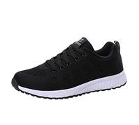 Generisch Chaussures de marche pour femme - Semelles en caoutchouc antidérapantes - Amortissantes - Coussin d'air - Confortables - Respirantes - Légères et respirantes - Pour la gym, la course à pied