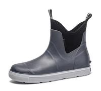 Generisch Chaussures de pluie pour homme - Chaussures de randonnée pour temps humide - Semelle en caoutchouc légère et antidérapante, bleu, 44 EU