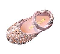 Generisch Chaussures de princesse à paillettes Mary Jane - Chaussures basses - Ballerines - Chaussures de mariage - Chaussures plates - Chaussures d'école - Chaussures pour enfants - Chaussures de
