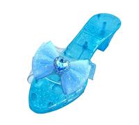 Generisch Chaussures de princesse pour fille - Chaussures à talons pour déguisement - Chaussures à talons en cristal - Pour les fans de costumes - Amateurs de contes de fées - Planificateur de fête