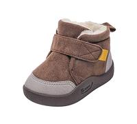 Generisch Chaussures de qualité supérieure pour bébé avec fond profilé souple pour une liberté de mouvement optimale - Développement naturel du pied lors des premiers pas, café, 24 EU