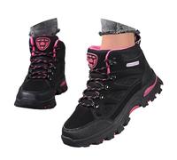 Generisch Chaussures de randonnée imperméables pour femme - Chaussures de randonnée - Chaussures hautes - Durabilité - Excellentes chaussures d'entraînement - Randonnée - Escalade, Noir , 40 EU