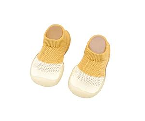 Generisch Chaussures de randonnée mixtes - Chaussettes élastiques pour bébé - Couleur filet - Pour bébé, jaune, 20 EU