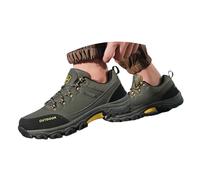 Generisch Chaussures de randonnée pour homme et femme - Imperméables - Confortables et légères - Pour le camping, le trekking et l'extérieur, Vert militaire., 46.5 EU