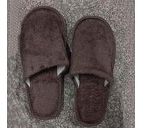 Generisch Chaussures de sol antidérapantes pour chambre à coucher - Chaudes - Hiver - Pour hommes, café, 44 EU