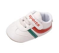 Generisch Chaussures de sport d'été tendance pour enfants garçons et filles avec semelle plate, profil antidérapant, boucle à crochet pratique, Orange, 19 EU