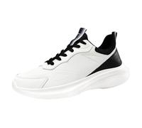 Generisch Chaussures de sport d'hiver pour homme 43 - Chaussures de sport légères - Couleur unie - Plateforme antidérapante - Chaussures de course décontractées - Chaussures de jogging respirantes