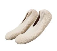 Generisch Chaussures de sport d'intérieur légères avec semelle amortissante, dessous doux pour saut, yoga, fitness, chaussures de sport pour femme, beige, 43 EU