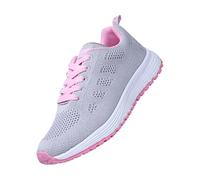 Generisch Chaussures de sport légères pour homme - Chaussures de jogging blanches - Chaussures de course - Chaussures de sport - Grande taille - Chaussures de marche - Semelle souple - Baskets unies