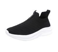 Generisch Chaussures de sport légères pour homme : chaussures de sport en maille Chaussures de jogging respirantes Semelle souple Chaussures d'entraînement Slip On Chaussures de fitness Amortissement