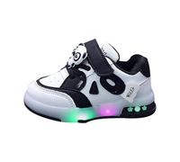 Generisch Chaussures de sport pour bébé et fille, chaussures de tennis, sportives, pour la course, la marche, baskets légères et lumineuses pour baskets à plateforme pour femme, Noir , 23 EU
