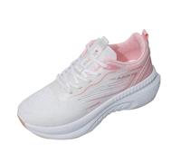 Generisch Chaussures de sport pour femme, chaussures de sport, chaussures d'hiver pour femme, couleur unie, semelle antidérapante, chaussures de loisirs confortables, épaisses, respirantes, chaussures