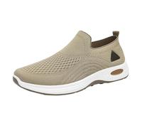 Generisch Chaussures de sport pour homme avec un bon amorti - Chaussures de course à enfiler - Chaussures de jogging en maille - Baskets respirantes - Semelle souple - Chaussures d'entraînement