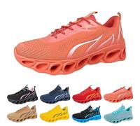 Generisch Chaussures de sport pour homme et femme - Motif flamme - Baskets respirantes - Chaussures de course sur route - Entraîneur pour l'extérieur - Fitness - Gym - Chaussures de marche
