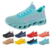 Generisch Chaussures de sport pour homme et femme - Motif flamme - Baskets respirantes - Chaussures de course sur route - Entraîneur pour l'extérieur - Fitness - Gym - Chaussures de marche