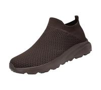 Generisch Chaussures de sport pour homme sans lacets : baskets à enfiler avec semelle souple Chaussures de jogging antidérapantes Chaussures d'extérieur Amortissement Chaussures de fitness respirantes