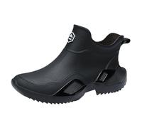 Generisch Chaussures d'écurie pour homme - Bottines d'été légères et antidérapantes - Imperméables - Chaussures de jardin - 39 - Bottines de pluie pour femme - Beige, Noir , 39 EU