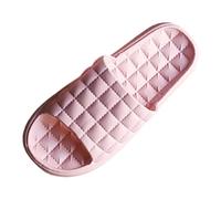 Generisch Chaussures d'été pour femme avec talon Pantoufles pour femmes en été, salle de bain intérieure pour hommes, pantoufles pour couples, hôtel, semelles souples, sandales unies pour femme